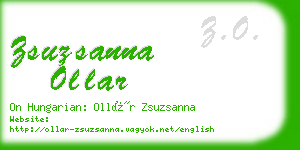 zsuzsanna ollar business card